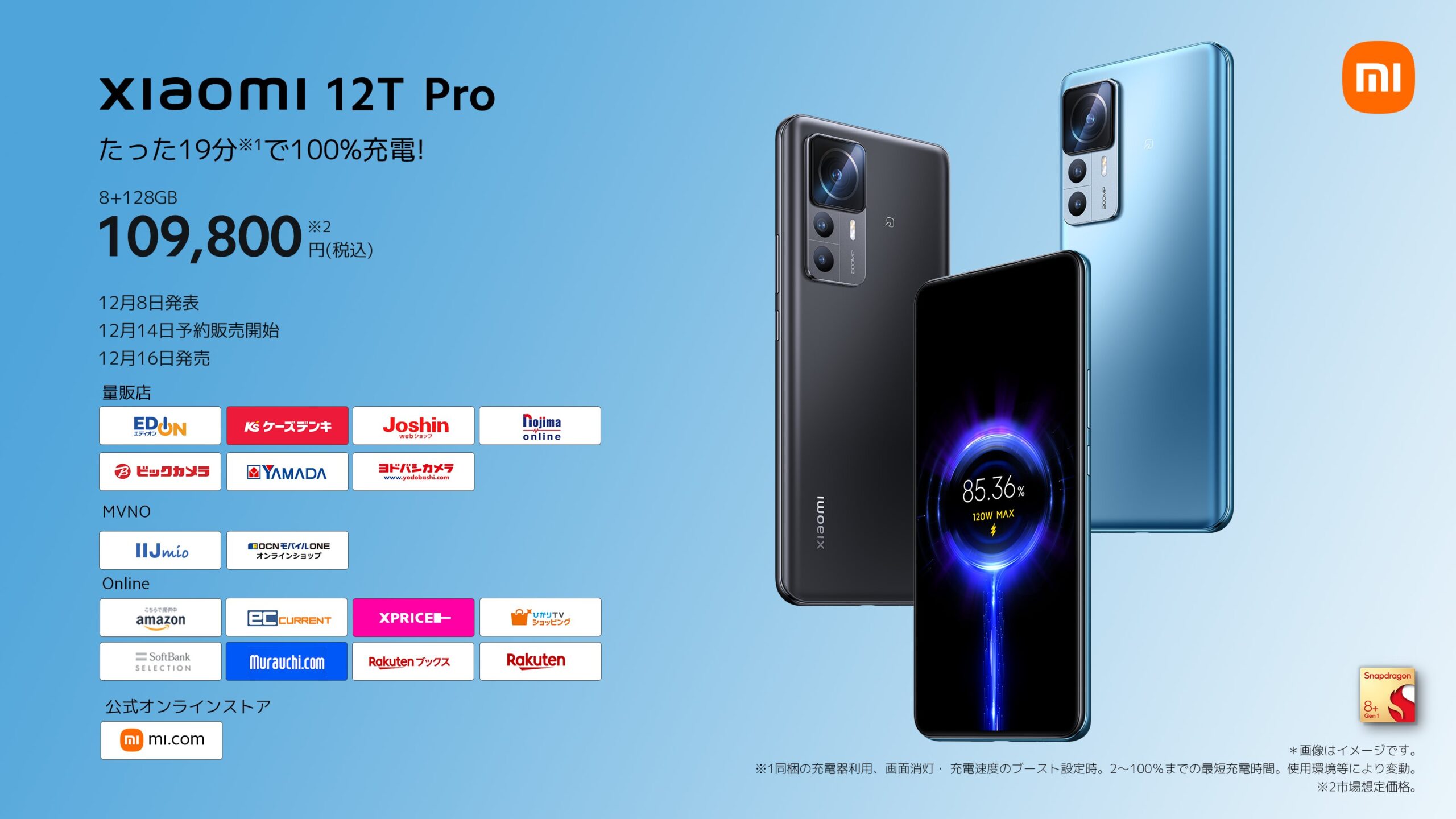 Xiaomi 12T Proのグローバル版が発売へ 気になる価格とスペック | GADGET LOG
