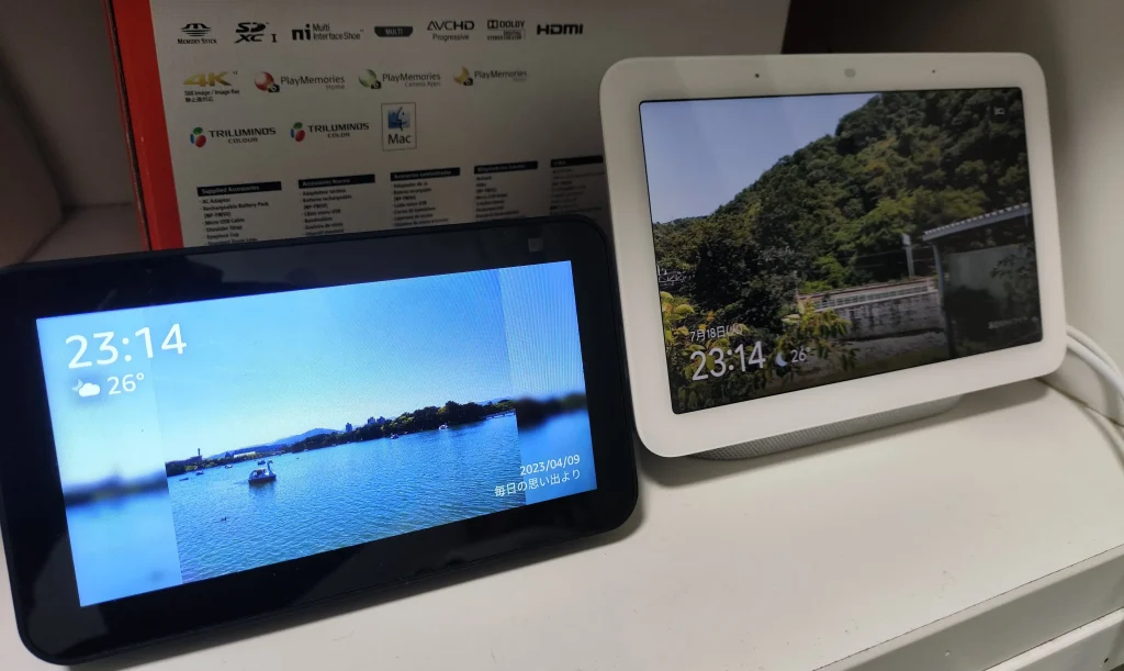 Echoshow5とGoogle Nesthub