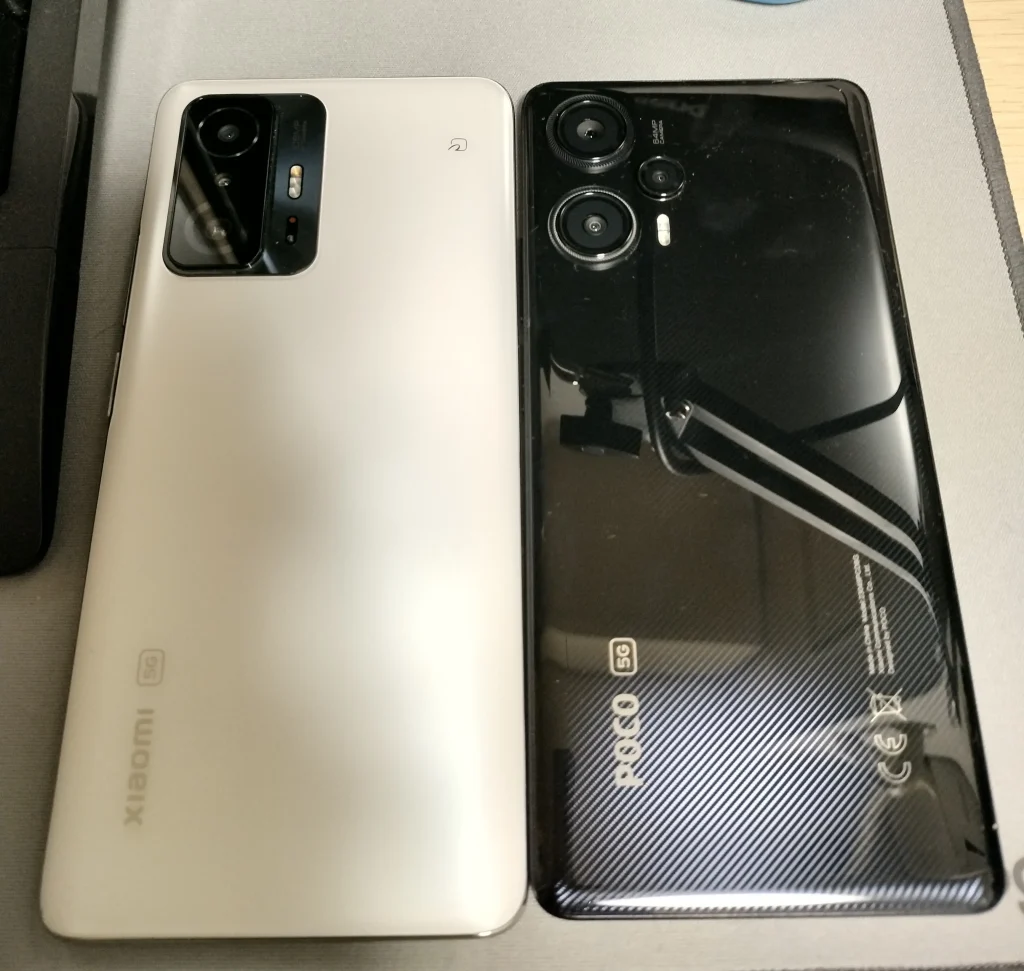 Xiaomi11T ProとPOCO F5